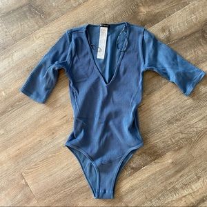 ZARA SKY BLUE BODYSUIT